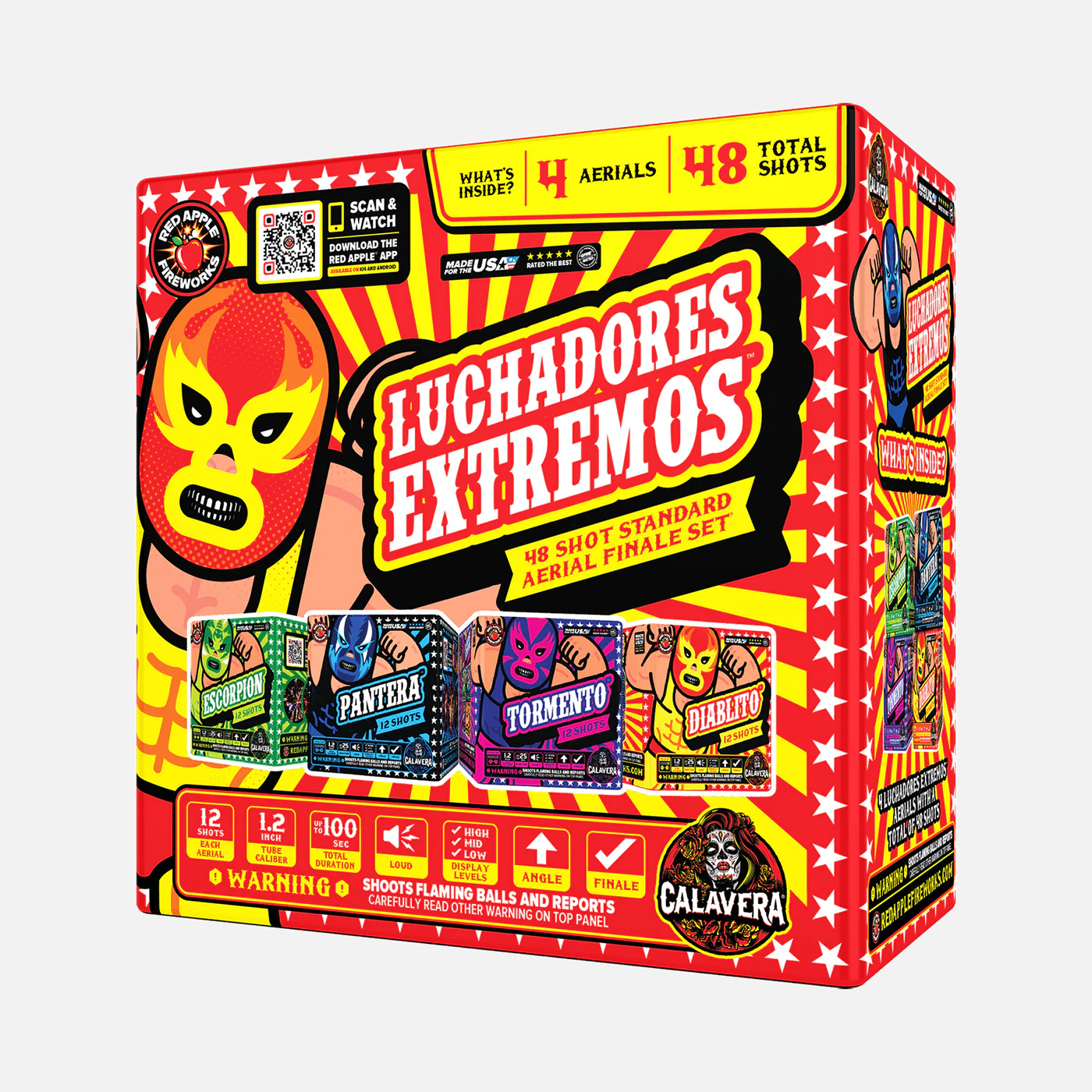 Luchadores Extremos 48-Shot Standard Aerial Finale Set