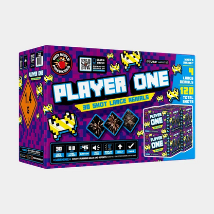 Player One™ 30 Disparos Aéreos Grandes
