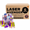 Laser Avenger 12 proyectiles de carcasa envasados en cartucho | Estuche™ 6/1