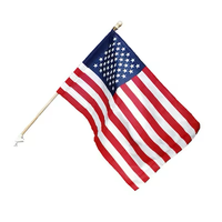 Kit de bandera estadounidense Independence Flag de 4 pies de ancho x 2.5 pies de alto