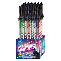 Novedad de suelo con fuente de mano LightSaber