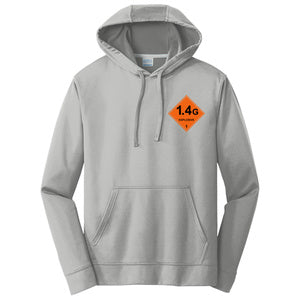 Elevated Fireworks™ Performance Fleece Pullover Hooded Sweatshirt (Silver)