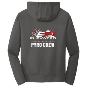 Elevated Fireworks™ Performance Fleece Pullover Hooded Sweatshirt (Charcoal)